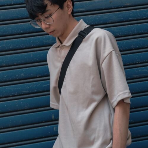 Relaxed polo shirt