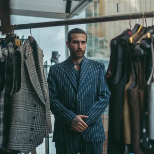 Pinstripe blazer