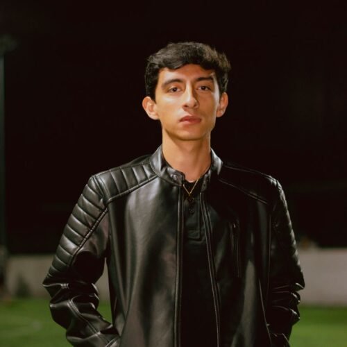 Faux leather jacket
